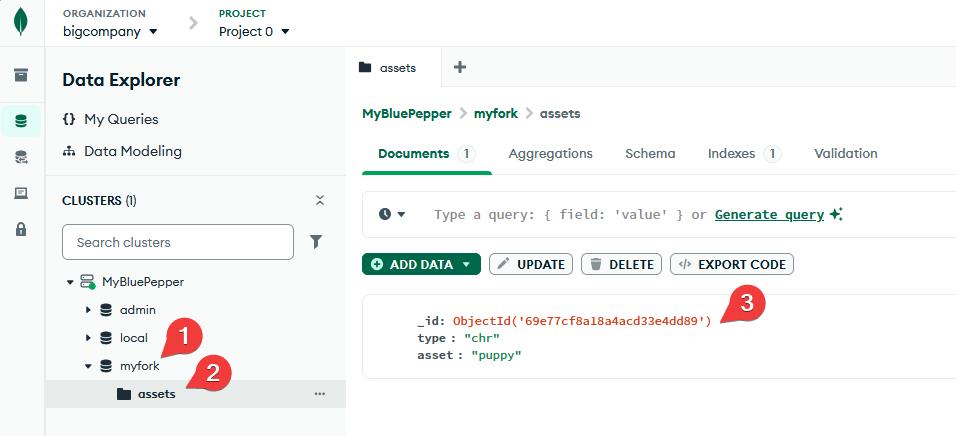 MongoDB User1